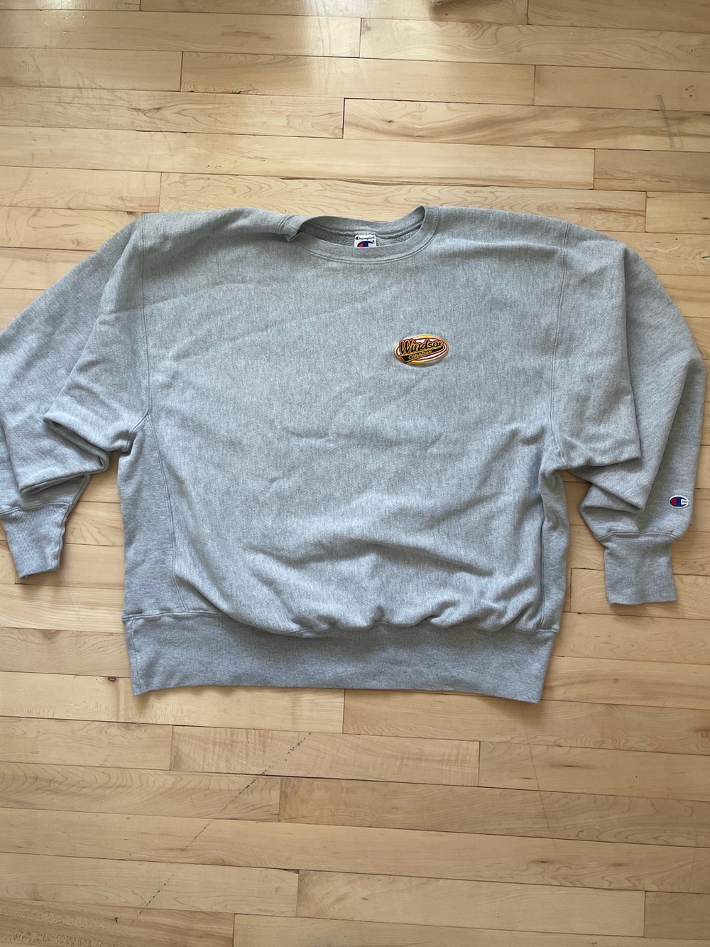 Vintage 90s Champion Embroidered Windsor Canadian Crewneck Sweatshirt